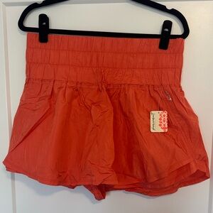 FP Movement The Way Home Bright Orange Skort NWT